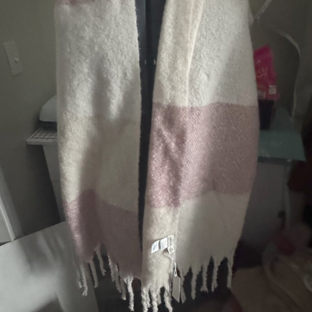 Blush Pink/Cream Scarf Brand New with Tags